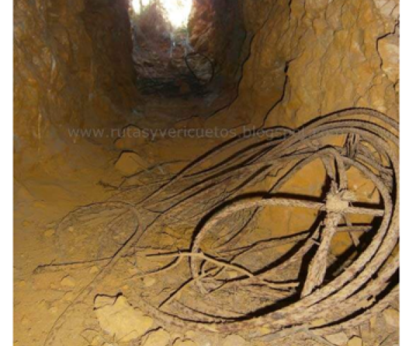MAGNÍFICA MINA DE OCRE ANTIQUÍSIMAS EN MUTXAMEL