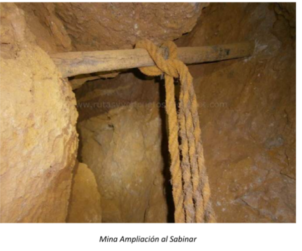 MAGNÍFICA MINA DE OCRE ANTIQUÍSIMAS EN MUTXAMEL